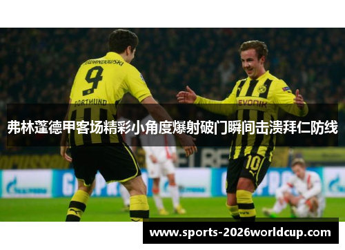 弗林蓬德甲客场精彩小角度爆射破门瞬间击溃拜仁防线